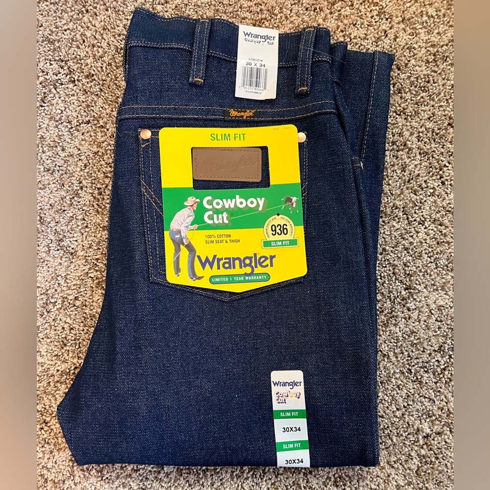 Men’s Wrangler Cowboy Cut Slim fit jeans